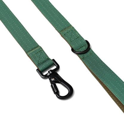 D-ring Grøn Hundesnor - Pine Green